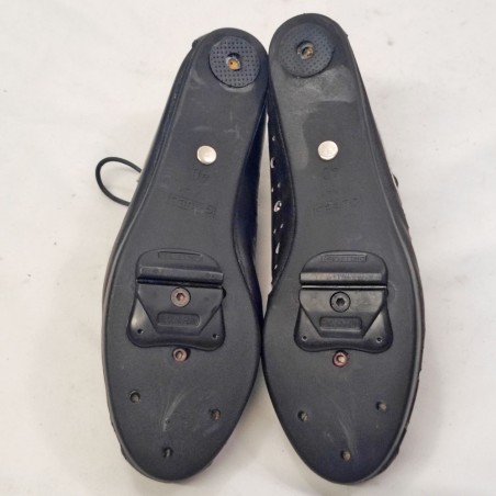 Scarpe ciclismo Detto Pietro n° 40 Campione del Mondo, fondo plastica box NOS