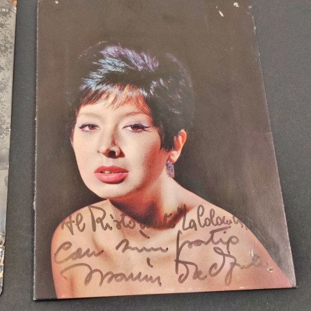 Due fotografie GINO BRAMIERI  MARISA DEL FRATE con autografo in originale