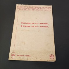 GILERA catalogo parti di ricambio 150 5V 125 5V Arcore