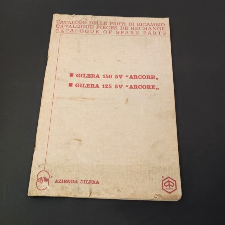 GILERA catalogo parti di ricambio 150 5V 125 5V Arcore