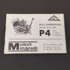 MOTORI MINARELLI libretto uso manutenzione motori serie P4 48 cc e sport