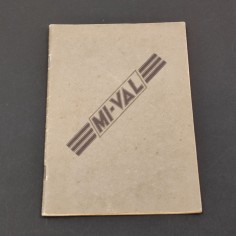 MI-VAL libretto uso manutenzione motocicli  N Na Gsa GSr 200T.V. e 175 L