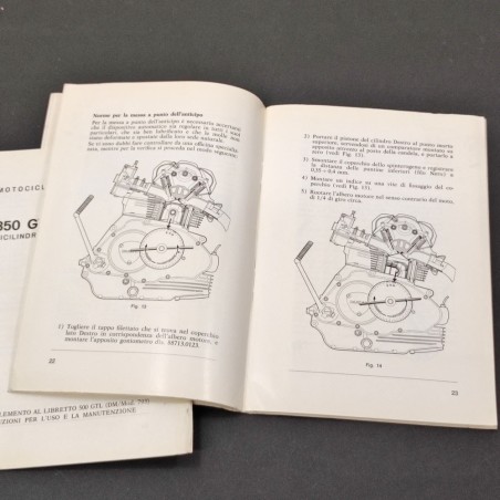 Manuale istruzioni per l’uso Ducati 500 GLT Twin bicilindrico 1976