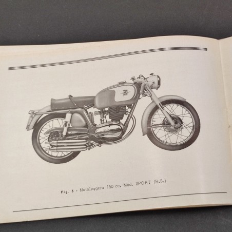 MV Agusta Catalogo libretto uso manutenzione motoleggera 150 cc Gran Turismo