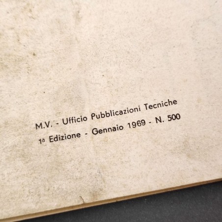 MV Agusta Catalogo parti ricambio MV 250 B Turismo 1° ed. 1971
