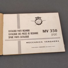 MV Agusta Catalogo parti ricambio MV 350 B sport 1° ed. 1972 2