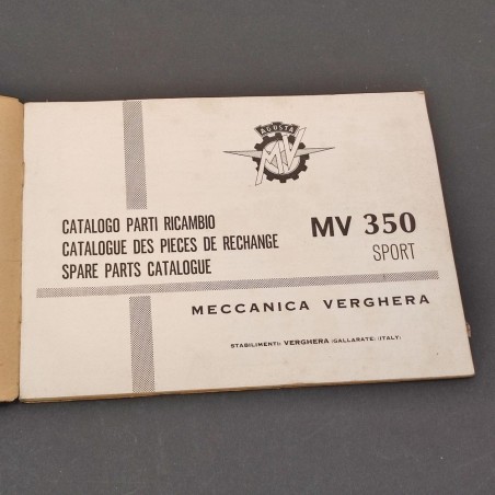 MV Agusta Catalogo parti ricambio MV 350 B sport 1° ed. 1972
