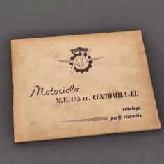 MV Agusta Catalogo parti ricambio MV 125 cc Centomila-EL 1963