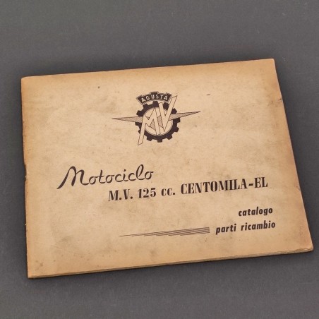 MV Agusta Catalogo parti ricambio MV 125 cc Centomila-EL 1963