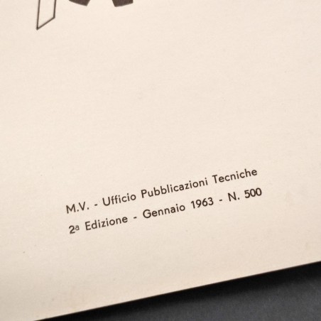 MV Agusta Catalogo parti ricambio MV 125 cc Centomila-EL 1963