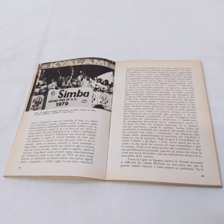 Libro Gilles Villeneuve autore N. Morosini 1982