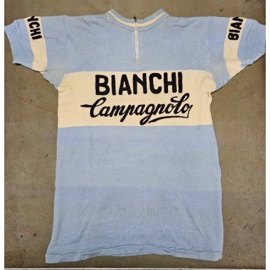 Maglia ciclismo maniche corte squadra Bianchi Campagnolo usata