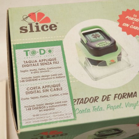 Taglierina carta e stoffa per hobbistica SLICE usata + scheda Natale