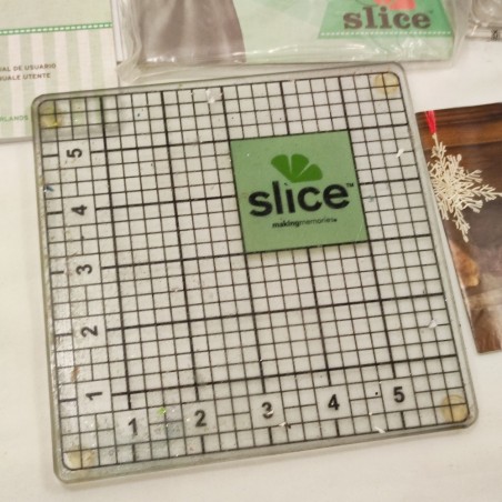 Taglierina carta e stoffa per hobbistica SLICE usata + scheda Natale