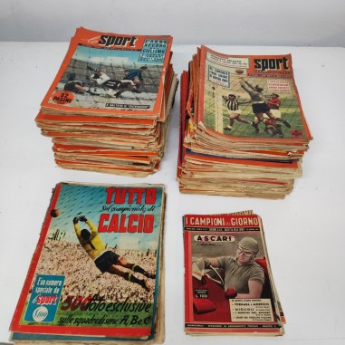 Accumulo riviste calcio Lo Sport e Lo Sport Illustrato anni 50 - 209 numeri