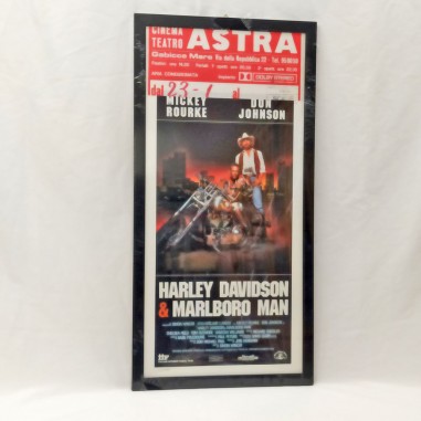 Harley Davidson & Marlboro Man Mickey Rourke Don Johnson. 1991 Locandina cinema