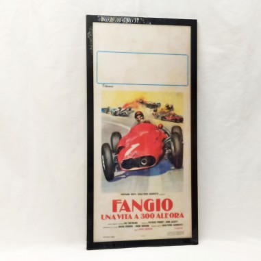 Fangio Una vita a 300 all’ora Locandina cinema originale con cornice