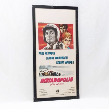 Indianapolis pista infernale. P. Newman, J. Woodward R. Wagner 1969 Locandina