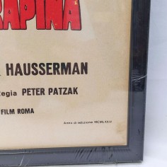 “Luger calibro 9. Massacro per una rapina” 1974 Locandina originale con cornice 2