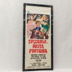 Toccarlo porta fortuna. R. Moore S. York S. Winters 1975 Locandina cinema