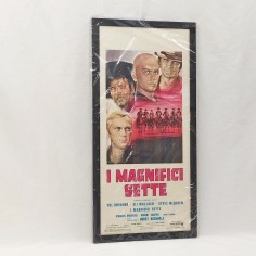 I magnifici sette. Yul Brinner, Eli Wallach, Steve McQueen. 1970 Locandina