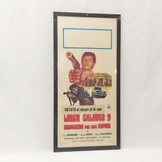 Luger calibro 9. Massacro per una rapina. 1974 Locandina cinema originale