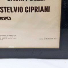 La polizia sta a guardare. Enrico Maria Salerno Locandina cinema originale 2