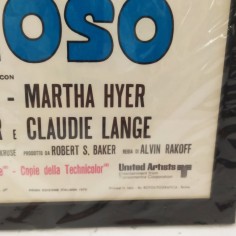 Circolo vizioso. Roger Moore Martha Hyer. 1970 Locandina cinema originale 2