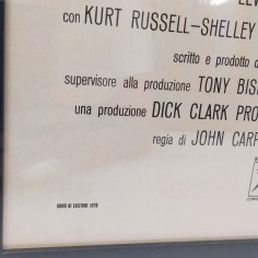 Elvis il re del rock. Elvis Presley. 1979 Locandina cinema originale con cornice 2