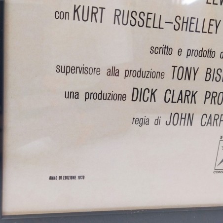 Elvis il re del rock. Elvis Presley. 1979 Locandina cinema originale con cornice