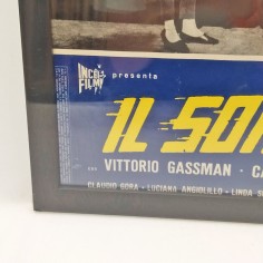 “Il Sorpasso” Gassman Spaak Trintignant Locandina cinema originale con cornice 2