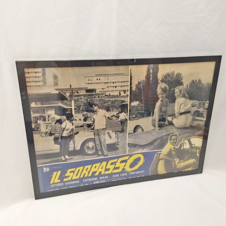 Locandina film Il Sorpasso. Gassman Spaak Trintignant