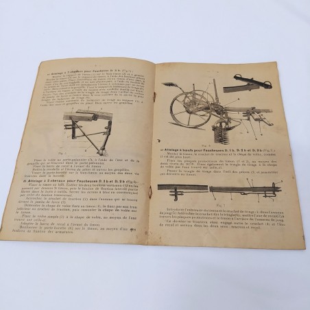 Manuale uso e manutenzone francese Faucheuse Puzenat Db. Macchie e umidità
