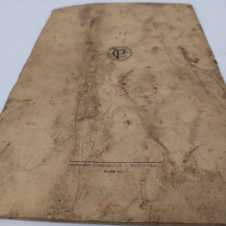 Manuale uso e manutenzone francese Faucheuse Puzenat Db. Macchie e umidità