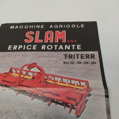 Volantino macchine agricole SLAM Erpice Rotante Tritterr Mod. da 150 a 300 Buono 2