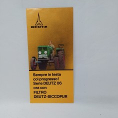 Volantino filtro aria DEUTZ-SICCOPUR per trattori serie Deutz 06. Buono