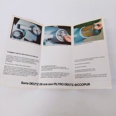 Volantino filtro aria DEUTZ-SICCOPUR per trattori serie Deutz 06. Buono 2