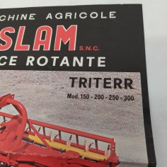 Brochure Macchine agricole SLAM Erpice Rotante Tritterr Mod. da 150 a 300 2