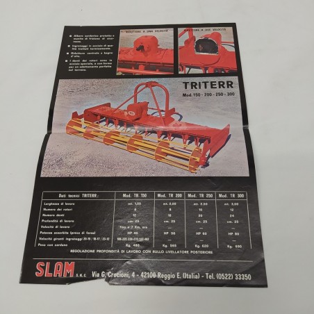 Brochure Macchine agricole SLAM Erpice Rotante Tritterr Mod. da 150 a 300