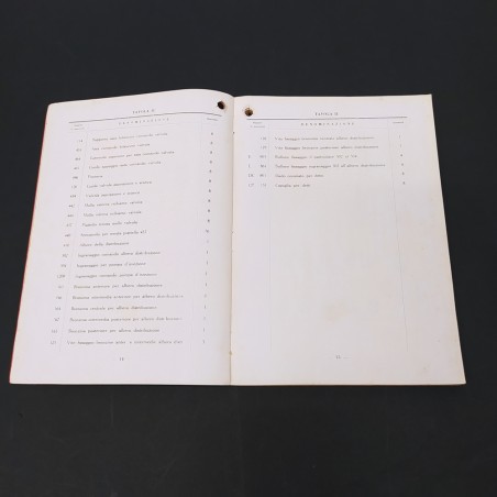 Catalogo parti di ricambio Autocarro Bianchi diesel “Mediolanum 68” Macchiato