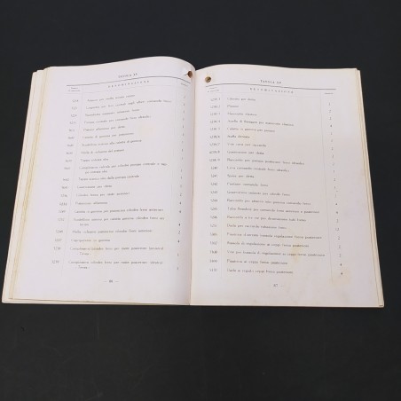 Catalogo parti di ricambio Autocarro Bianchi diesel “Mediolanum 68” Macchiato