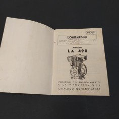 Funzionamento e manutenzione, nomanclatore Lombardini La 490. Macchiato 2