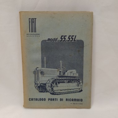 Catalogo parti di ricambio FIAT motorizzazione agricola. modd.55 55L anno 1954