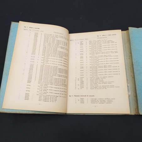 Catalogo parti di ricambio trattrice 55L Fiat anno 1955