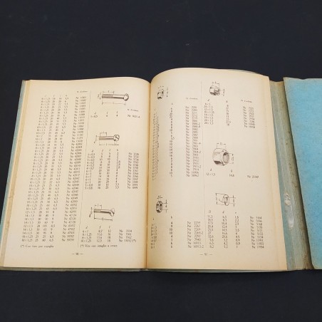 Catalogo parti di ricambio trattrice 55L Fiat anno 1955