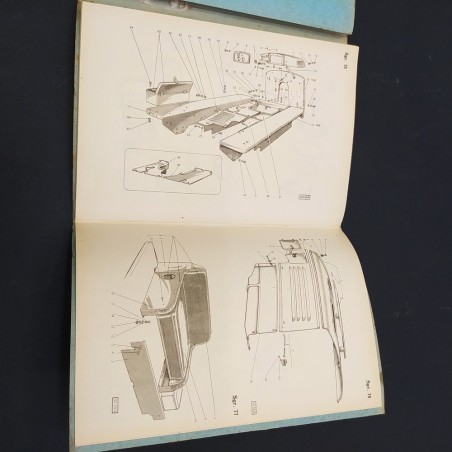 Catalogo parti di ricambio trattrice 55L Fiat anno 1955