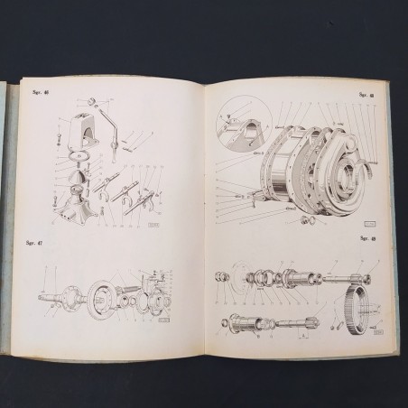 Catalogo parti di ricambio Fiat trattrice 55L 2° ed. 1955