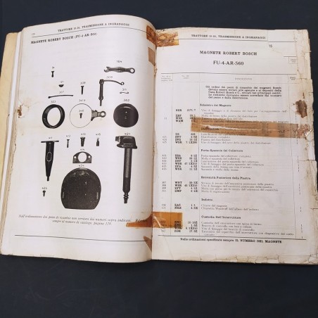 Catalogo ricambi Trattore 10-20 con trasmissione a ingranaggi. Difetti