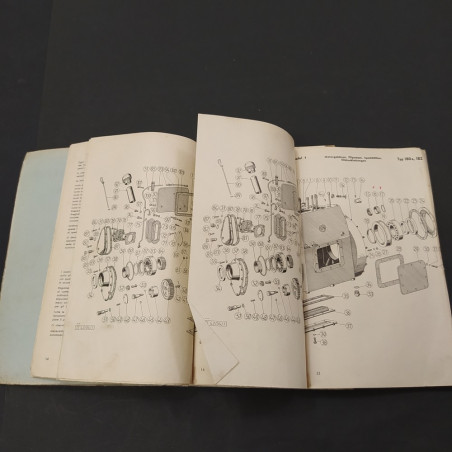 Catalogo ricambi trattore Diesel traktor TYP180a e TYP 182 anno 1957 difetti