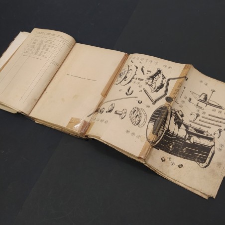 Catalogo parti di ricambio trattore Steyr diesel traktor 26PS TYP180 anno 1948